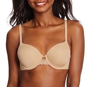Maidenform One Fab Fit Underwire Full Coverage Convertible T-Shirt Bra Nude 40 D